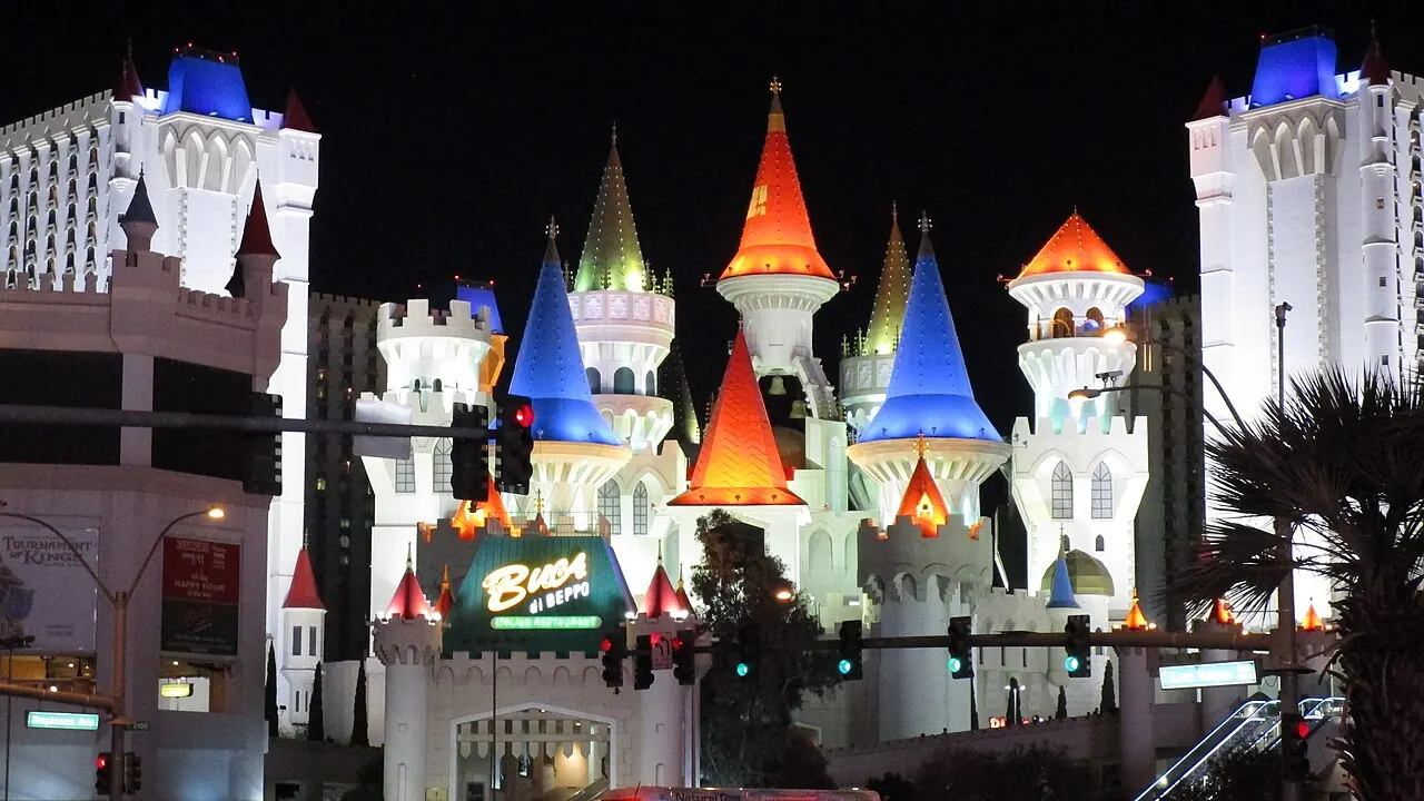 Excalibur Hotel & Casino, Las Vegas: Nevada - Las Vegas EXCALIBUR - named for the mythical sword of King Arthur ==- This is the Vegas casino